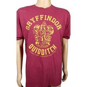 Gryffindor Quidditch Hogwarts School Of Witchcraft & Wizardry T‎ Shirt XL